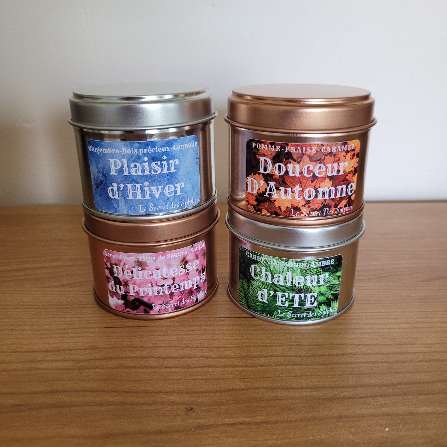 Lot de bougies Les Saisonnières