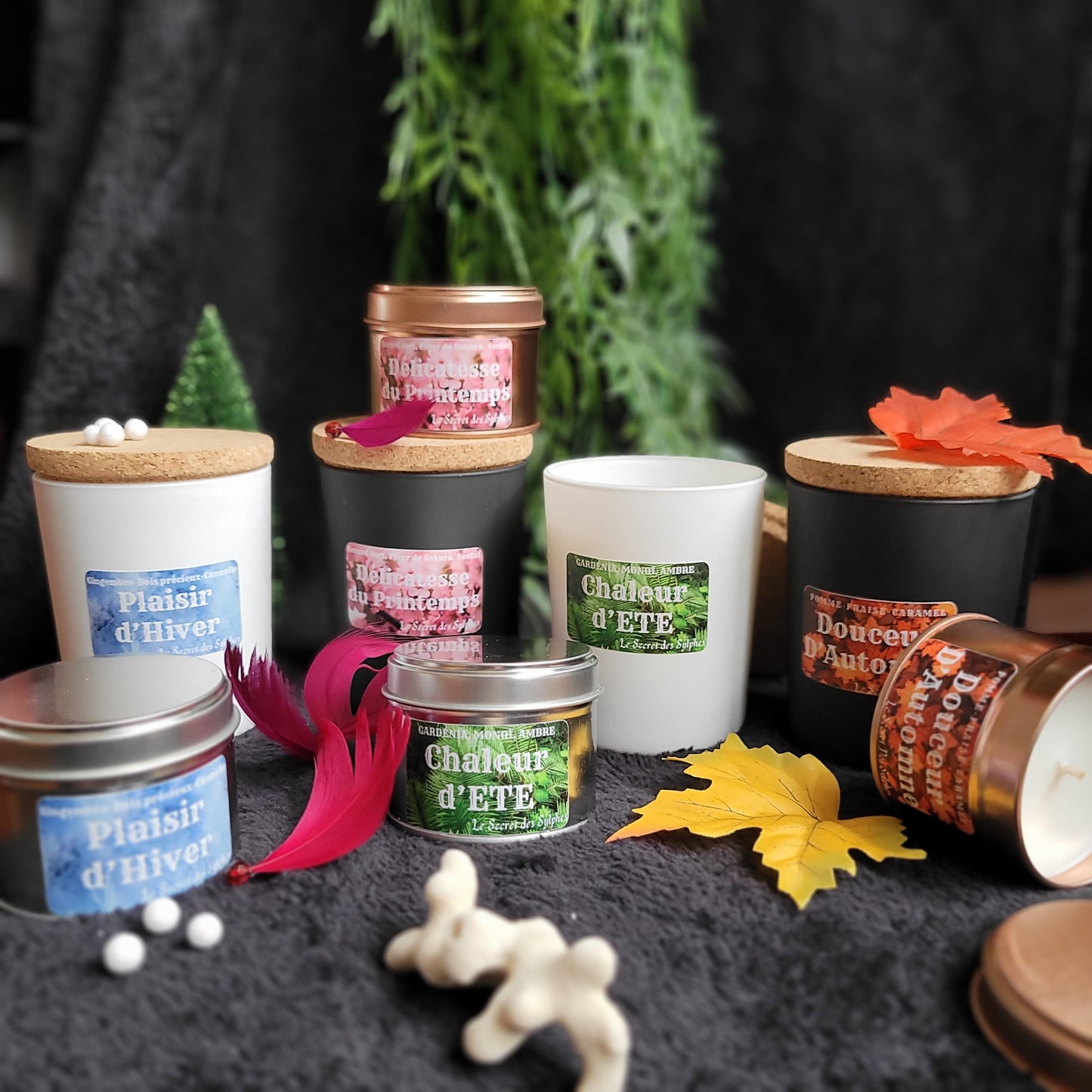 Lot de bougies Les Saisonnières